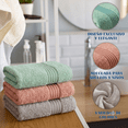 thumbnail image 4 of Toalla Baño Completo MELOCOTTON HOGAR 150x80cm Azul, 4 of 4
