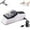 White, variant on Knife Sharpener, Fast Electric Kitchen Knife and Scissors Sharpener with Protective Cover for Precise Sharpening Polishing in 5 Seconds, Safe and Convenient for Home Chefs
