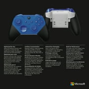 Microsoft Xbox Elite Series 2 Core Wireless Controller for Xbox Series X/S, Blue/Black, 1 Count 1 Pack