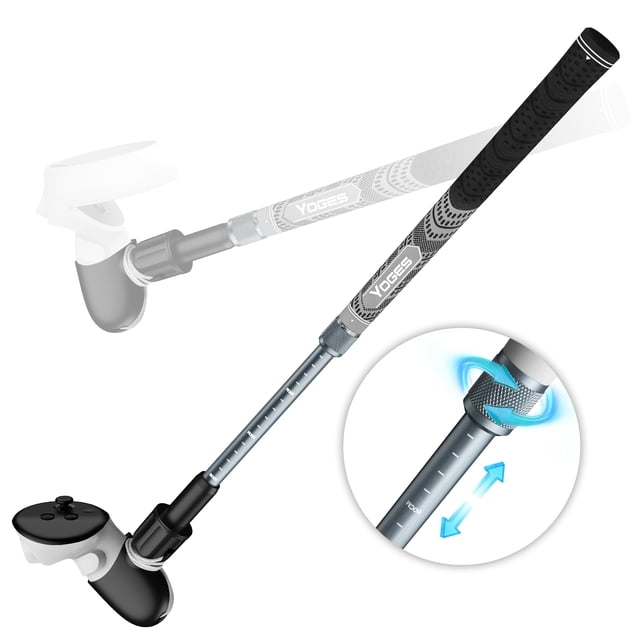 Mango de palo de golf VR YOGES de longitud ajustable para Oculus Quest