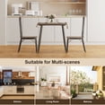 thumbnail image 4 of Aiho 3-Piece Kitchen Table and Chairs for Home  - Gray, 4 of 10