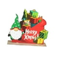 thumbnail image 4 of Decoraciones navideñas de mesa, centro de mesa navideño, decoraciones artesanales, letrero de madera navideño para el hogar, interior, granja A, 4 of 8