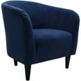 thumbnail image 4 of Mainstays Microfiber Tub Accent Chair, Blue, 4 of 6