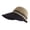 Khaki, variant on Summer Hat Large Head Circumference Breathable Mesh Sun Protection Hat with Extended Brim Mesh Top Outdoor Travel Sunshade Hat