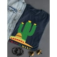 thumbnail image 3 of Cinco De Mayo Cactus Sombrero Shaped T-Shirt Women -Image by Shutterstock, Female 3X-Large, 3 of 4