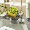 thumbnail image 5 of Fufafayo under $5 Fruit Bowl, Pedestal Decorative Bowl for Home Decor, Fruit Bowl for Kitchen Counter, Key Bowl for Entryway Table, Centerpiece Decor, for Fruit Vegetable Candy, 5 of 6