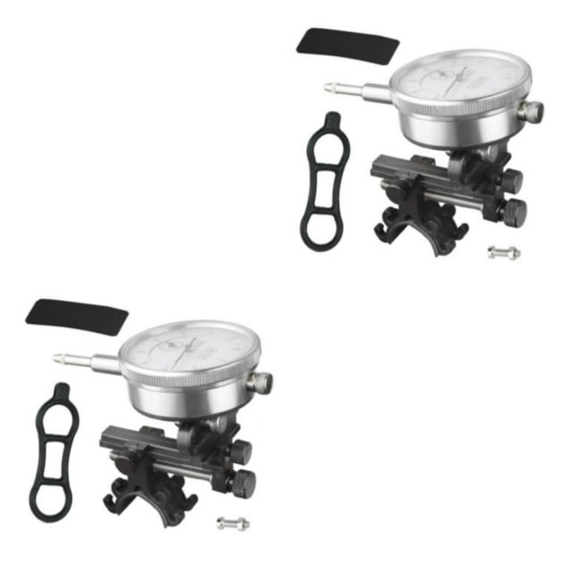 Justharion Support de Montage de Roue de Vélo Portable Alignement de Roue de Précision en Déplacement 100 Tout Neuf Noir (Indicateur) 2Set