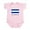 Petal Pink, variant on CafePress - Honduras Infant Bodysuit - Baby Light Bodysuit, Size Newborn - 24 Months