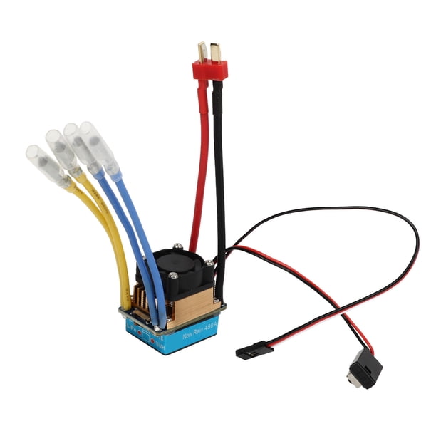 ESC cepillado para coche RC, ESC cepillado 80A/480A, coche RC impermeable ES A ESC cepillado, uso conveniente