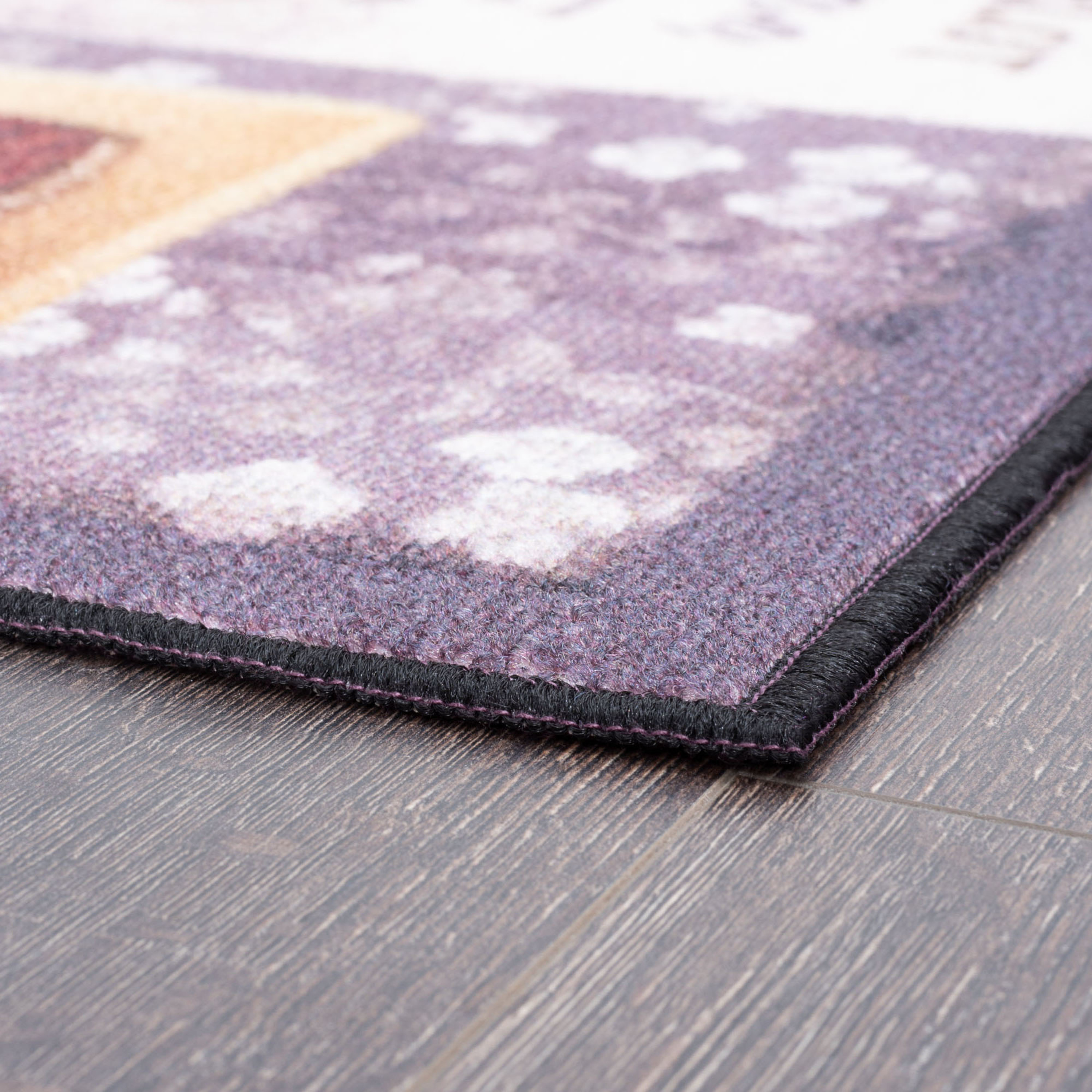 26x44 Modern Brown Runner Rugs for Hallway | Indoor Entry, Entryway, Walkway or Kitchen Rug 2'2'' x 3'8''