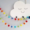 thumbnail image 2 of Decoración Estilo Nórdico Hogar Fotografía Habitación Infantil Decoración Habitación Niña Bola De Pelo Color Macaron Adornos Colgantes, 2 of 3