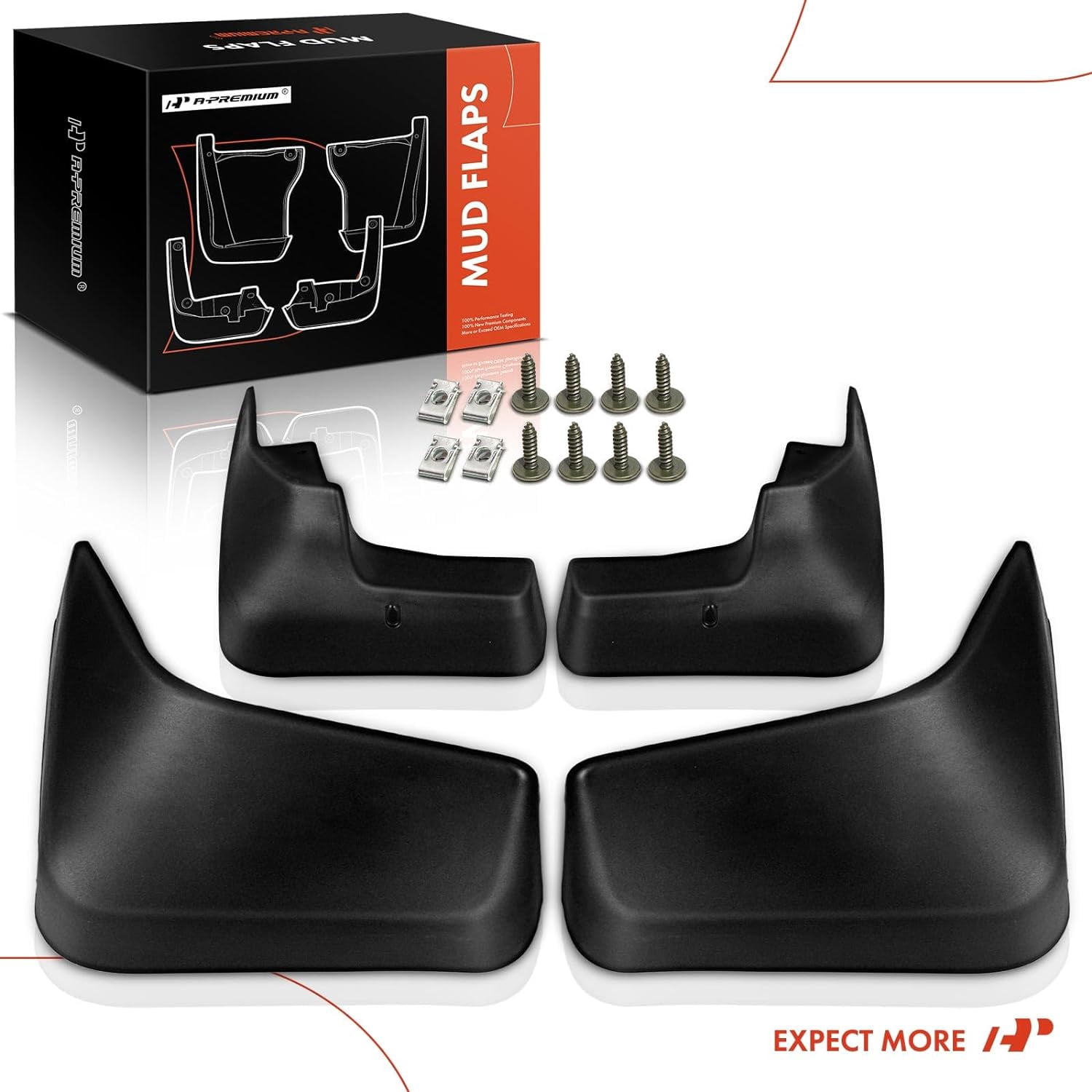 A-Premium Splash Guards Mud Flaps Mudflaps Replacement for Suzuki Grand Vitara 2006-2013 Front and Rear 4-PC Set