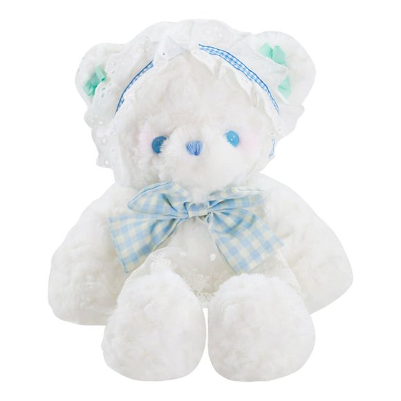 Lorita Ours Bunny Peluche Poupée Animal 45 cm Super Doux Toucher Confortable Mignon Jouet en Peluche pour Filles 3-6 Ans