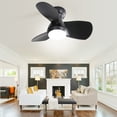 thumbnail image 5 of Sofucor Quiet Ceiling Fan with LED Light 23 inch Large Air Volume Remote Control for Children's rooms Dining Room Patio, 5 of 11