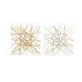thumbnail image 5 of DecMode Multi Colored Metal Branch Inspired Geometric Wall Decor (2 Count), 5 of 7