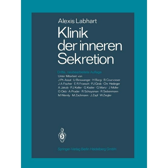 Klinik Der Inneren Sekretion, (Paperback)