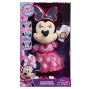 Disney Jr. Colorfinity Minnie Mouse, Interactive Plush Toy, Over 40 Interactions, Ages 3 and Up