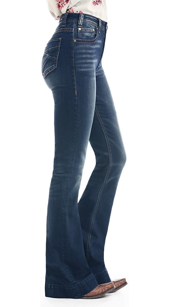 W8h1019 Rock /& Roll Cowgirl Womens and Basic Pocket Extra Stretch Denim Trousers