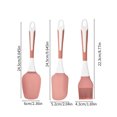 thumbnail image 3 of Vacemry Under $5 Baking Tool Set, Three Piece Silicone Utensil Collection, Spatula Scraper Brush Combo, Heat Resistant Kitchen Implement for Cooking, 3 of 6