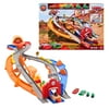Disney and Pixar Cars Radiator Springs Race & Rescue Rescue Road Raceway Playset with 4 Toy Cars