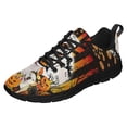 thumbnail image 2 of Funny Bulldog Halloween Running Shoes Sneakers Mesh Black Size 6, 2 of 5