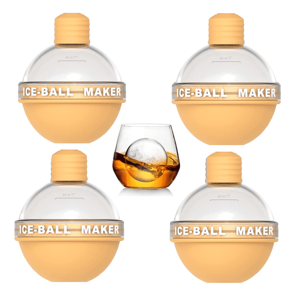 Round Ball Ice Cube Mold Diy Ice Cream Maker Silicone Ice Mould Whiskey Golf  Ball Ice