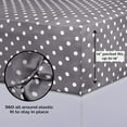 thumbnail image 6 of BNM Soft Deep Pocket 600 Thread Count Cotton Blend Polka Dot Sheet Set, 6 of 9
