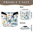 thumbnail image 2 of Haosy Palm Trees Shells Wave Golf Mallet Putter Cover Strong Magnetic Leather Golf Club Headcover Closure, 2 of 7