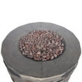 thumbnail image 3 of Noble House Dino Lightweight Concrete Circular Fire Pit in Brown, 3 of 15