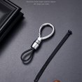 thumbnail image 3 of Inteprter LLavero de coche, llavero sencillo, amuleto moderno de Metal sin daño, adornos colgantes automáticos, accesorios de regalo especiales para Artesanía Negro Redondo Inteprter HA074002-04, 3 of 6