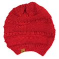 thumbnail image 3 of ALLYDREW Thick Knitted Winter Infinity Circle Scarf and Slouchy Beanie Set, Red, 3 of 4