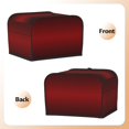 thumbnail image 6 of Cauagu Red Geometric for 4 Slice Toaster Cover (11.4''×7.9''×7.5'') Bread Machine Cover Toaster Protector Kitchen Appliance Dust Cover, 6 of 7