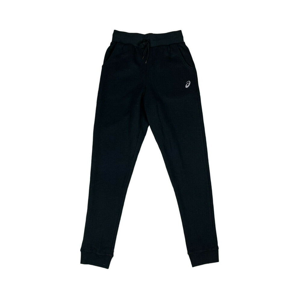 ASICS ASICS Mens Fleece Jogger Running Pants Black/Reflective New (M