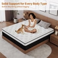 thumbnail image 4 of Mokiiya 14 inch Queen Mattress, Gel Memory Foam & Spring Hybrid Medium Comfort Mattress in a Box, 4 of 9