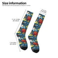 thumbnail image 5 of Bingfone Compression Socks For Women And Men Long Socks For Running Athletic Cycling Nurse-Vehicles Cartoon With Funny Drivers, 5 of 9