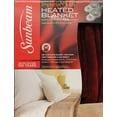 Sunbeam Plush Electric Heated Blanket, 1 Each