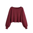 thumbnail image 6 of Kaemgyyd Long Sleeve Shirts for Toddler Girl Casual Loose Ribbed Crew Neck Tops Spring Fall Fashion Clothes 5-13 Years, 6 of 6