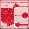 thumbnail image 4 of 24 Sets Valentines Paper Plates and Napkins, Disposable Round Valentine Party Supplies, 9" and 7" Red Valentines Plates Sets, Love Table Decorations Galentines Dinnerware for Romantic Festivals, 4 of 15