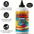 thumbnail image 2 of Ninesung White Acrylic Leather Paint - 4 Fl Oz Sneaker Paint for Shoes, Purses, Jackets & Furniture | Fast-Drying for Leather Crafts, Repair & Restoration (White, 4 oz), 2 of 8