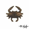 thumbnail image 1 of Michael Healy Designs MHR48 Blue Crab Doorbell Ringer, Oiled Bronze, 1 of 1