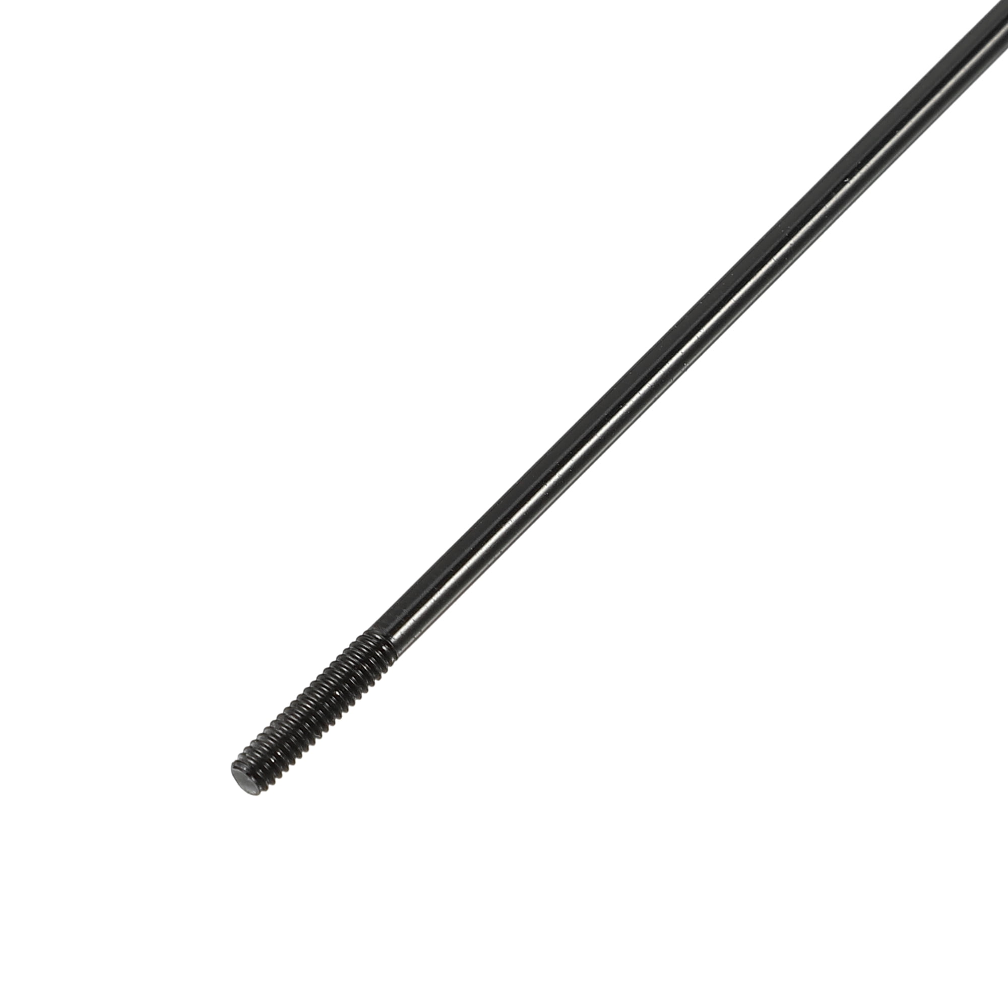 Unique Bargains 40Pcs Bicycle Steel Spokes 14G Bike Spokes Set Black 10.24"