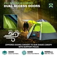 thumbnail image 4 of KNOX Instant Tent for Camping Easy Set Up, Easy Pop Up Beach Tent - Spacious Family Tent Pop Up Camping Tent Easy Setup - Portable Instant Tent 4 Person to 5 Person Automatic Tent with Carry Bag, 4 of 9