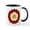 White/Black Inside, variant on CafePress - Tudor Rose Mug - 11 oz Ceramic Mug - Novelty Coffee Tea Cup