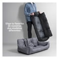 thumbnail image 3 of Asiento de Coche para Perro, Transportadora para Automóvil Esquimal (Negro - Gris, 100x52x37 cm), 3 of 6
