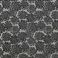thumbnail image 2 of Zelouf Glitter Flock Rose Mesh  , Sewing, DIY, Crafts Fabric by the Yard, Black/silver, 7 Yard, 2 of 2