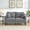 Light Gray, variant on Dtwnek 57" Upholstered Loveseat Sofa with Wooden Frame, 2 Seat Small Space Saving Sofa Couch for Living Room Bedroom Apartment, Light Gray