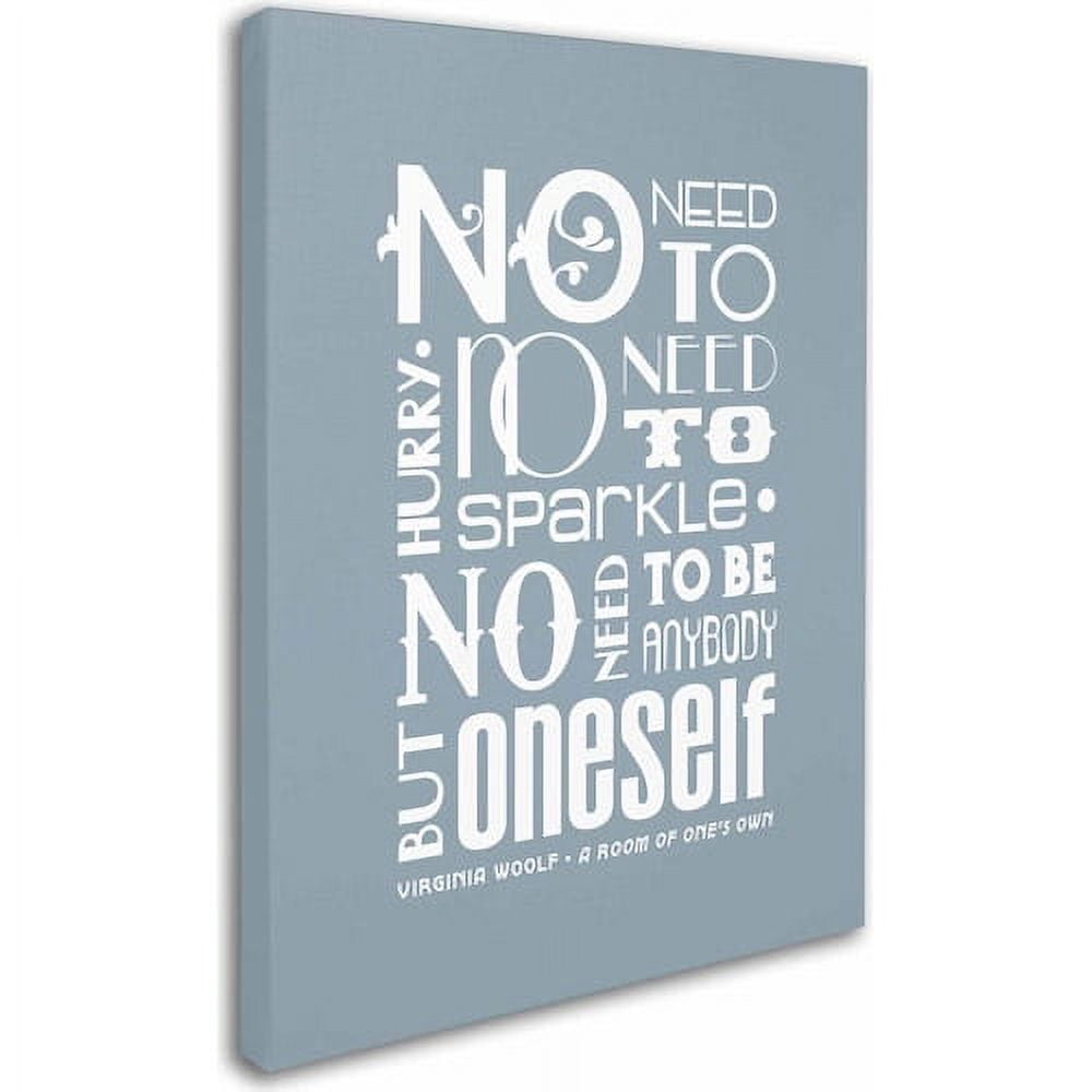 Trademark Fine Art "No Need to Sparkle" Canvas Art by Megan Romo