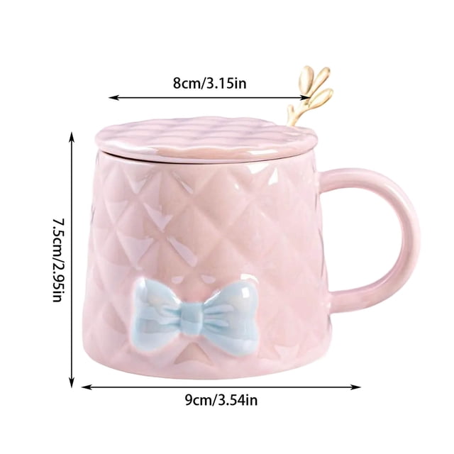 Taza de Café Divertida de Cerámica 350Ml con Corbata, Taza Linda con Corbata Y Mango