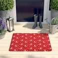 thumbnail image 2 of Red Christmas Reindeer Pattern Flannel Non Slip Door Rugs,Washable Door Mats Indoor,Decorative Door Mats,Dirt-Resistant and Absorbent Doormat for Entrance,Bedroom,Kitchen,Bathroom,23.5x16in(60x40cm), 2 of 5