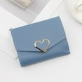 thumbnail image 2 of Short Wallet Hold The Card Fine Stitching Convenient Slim Simple Female Purse, 2 of 5